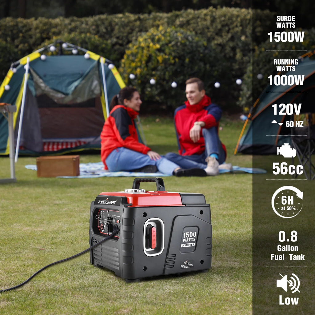 1500 Watt Portable Gas Power Inverter Generator Z616165