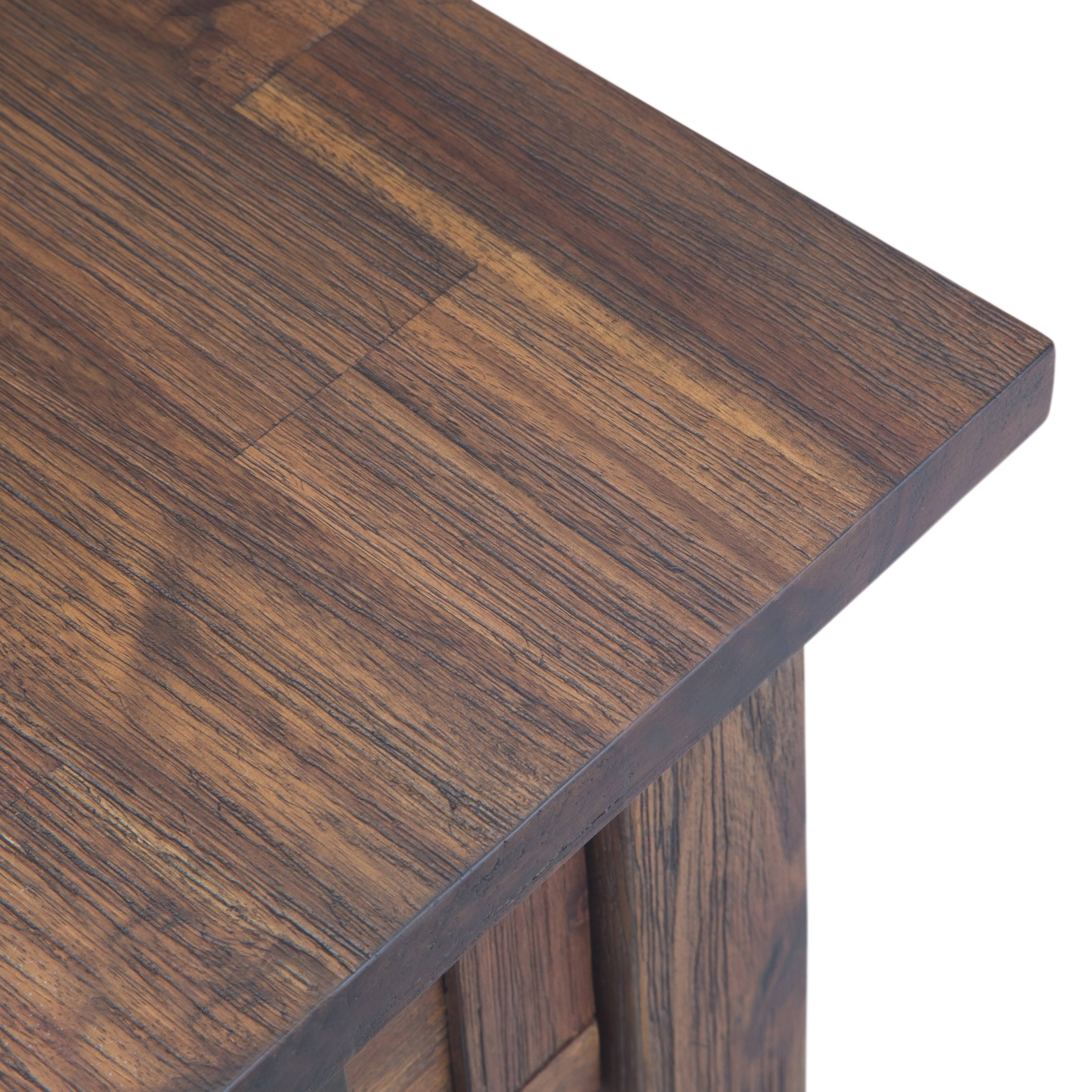 Solid Acacia Wood Narrow Side Table S1820