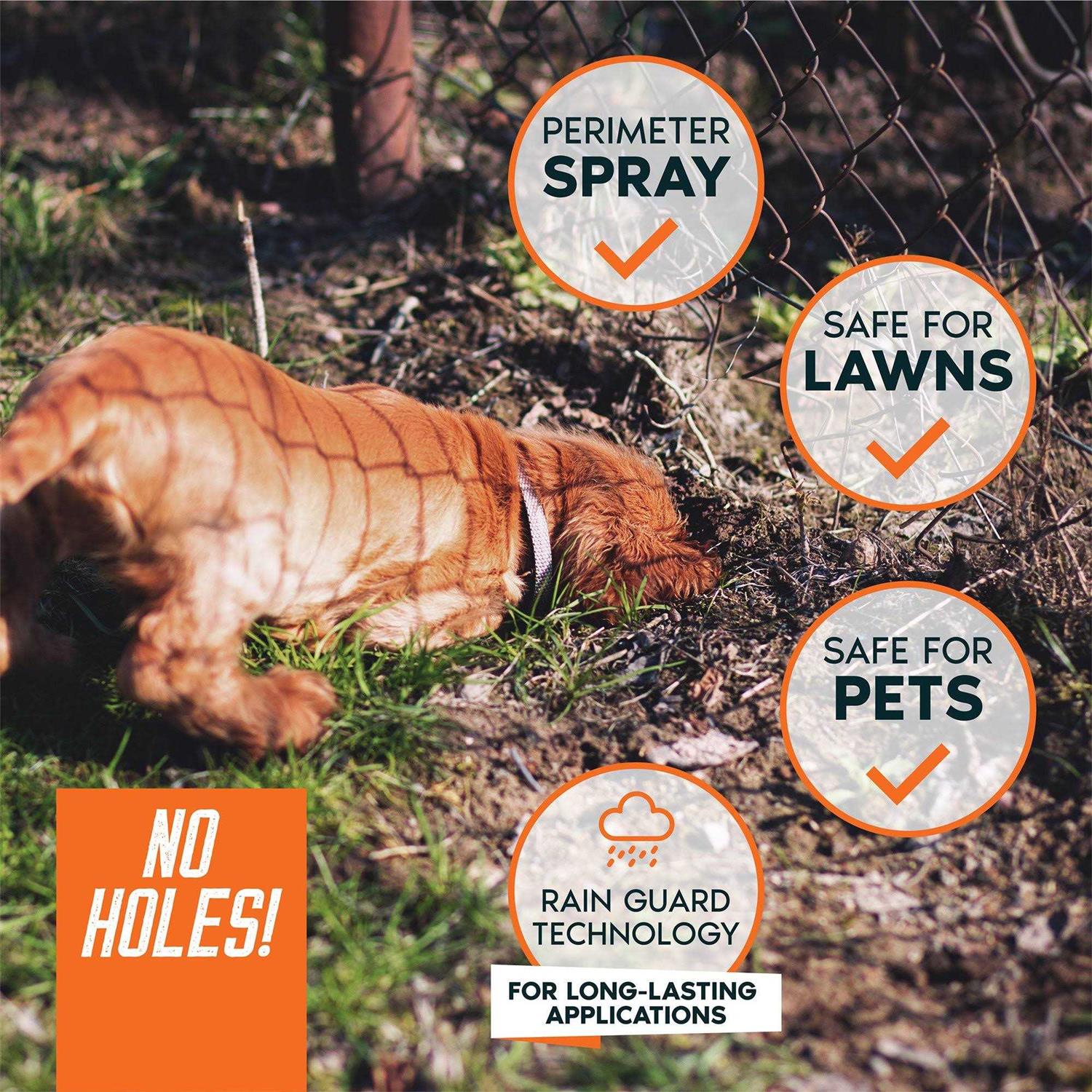 No Holes! Digging Dog Prevention Gallon with Trigger Sprayer O50806