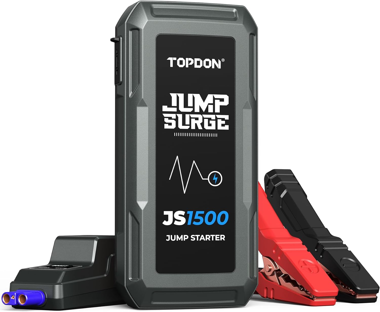 12V 1500A 10000mAh Lithium Battery Jump Starter with Smart Clamp Cables E869122