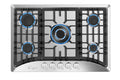 30x22 Gas Cooktop with 5 Sealed Burners and Cast Iron Grates I24855