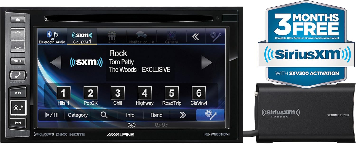Audio Video Nav System with Sirius XM tuner C1304