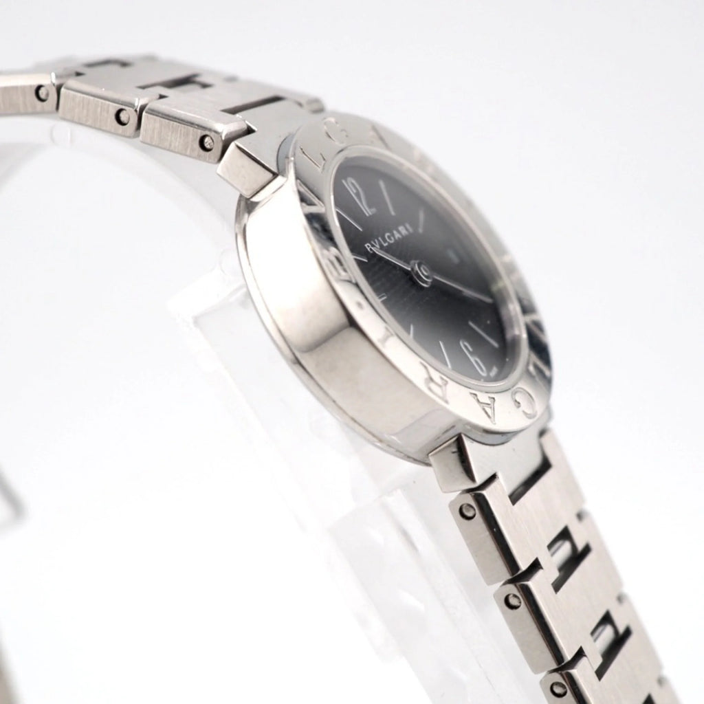 Pre-Owned Black Dial Silver Ladies Watch N60105