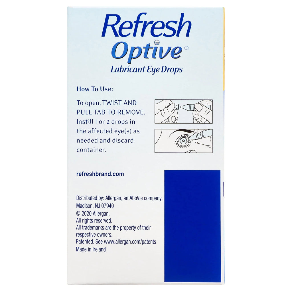 60 Count 0.4 ml Lubricant Eye Drops T928