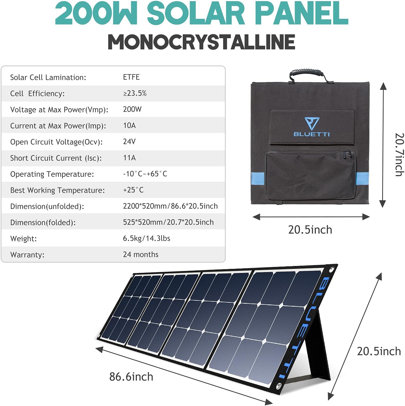 716Wh 700W Portable Power Station with 200W Solar Panel C1492