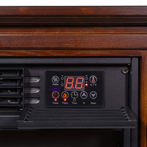 1500W Electric Fireplace Space Heater J44615