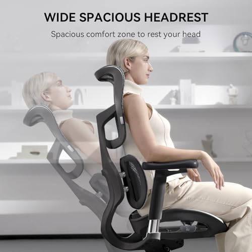 White Italian Velvet Mesh Ergonomic Office Chair C71226