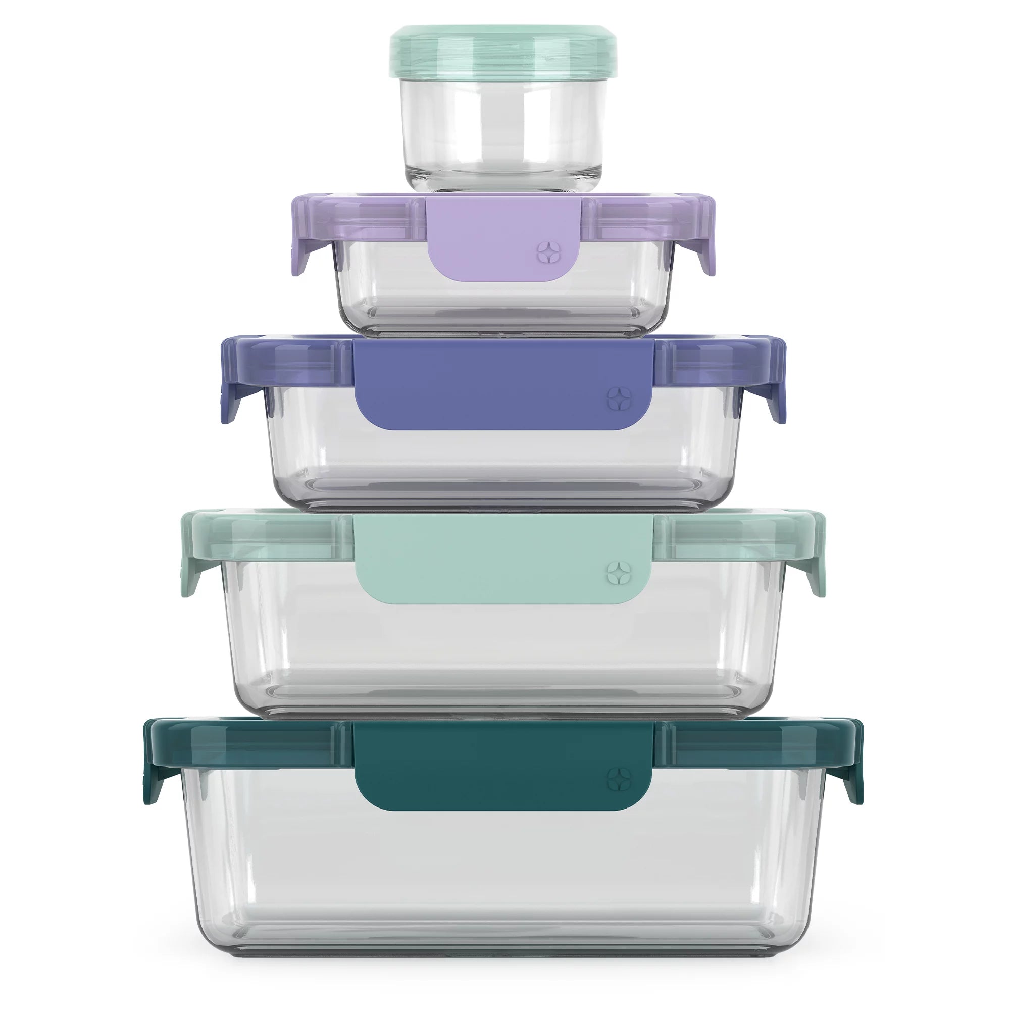 10 Piece Glass Food Storage Containers with Lids B12875