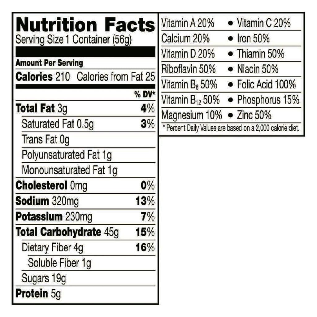 2 Oz 60 Count Gluten Free Whole Grain Oats Cereal N61447
