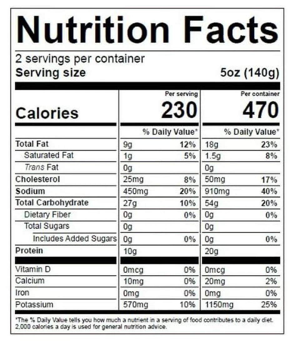 9.5oz Frozen Fish and Chips Pack of 10 P7957