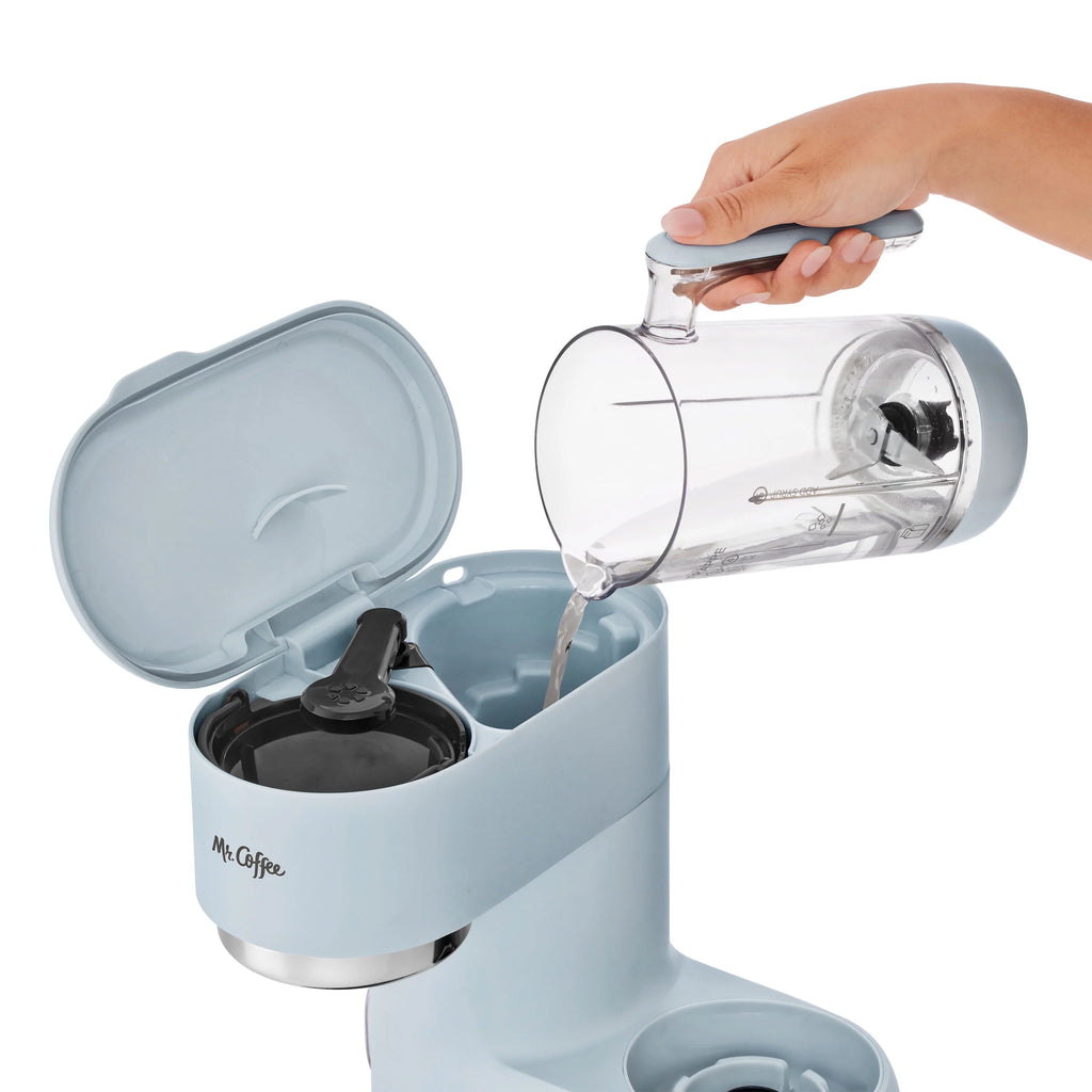 Light Gray Single-Serve Coffee Maker T64837