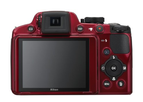 Red 16.1 MP Digital Camera with 42x Zoom F637