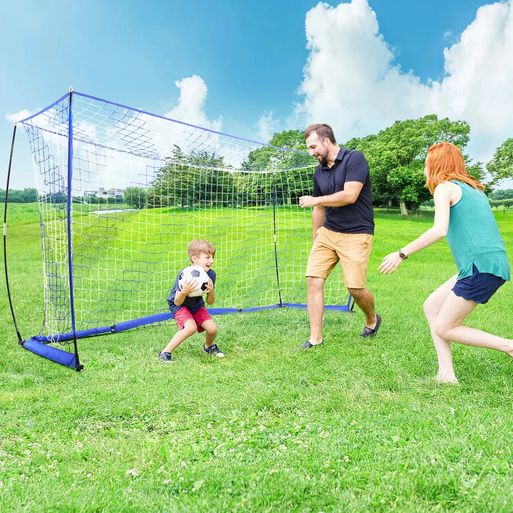Blue 12 ft x 6 ft Portable Soccer Goal S69266