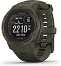 Moss Green Solar-Powered Rugged Outdoor Smartwatch K451394