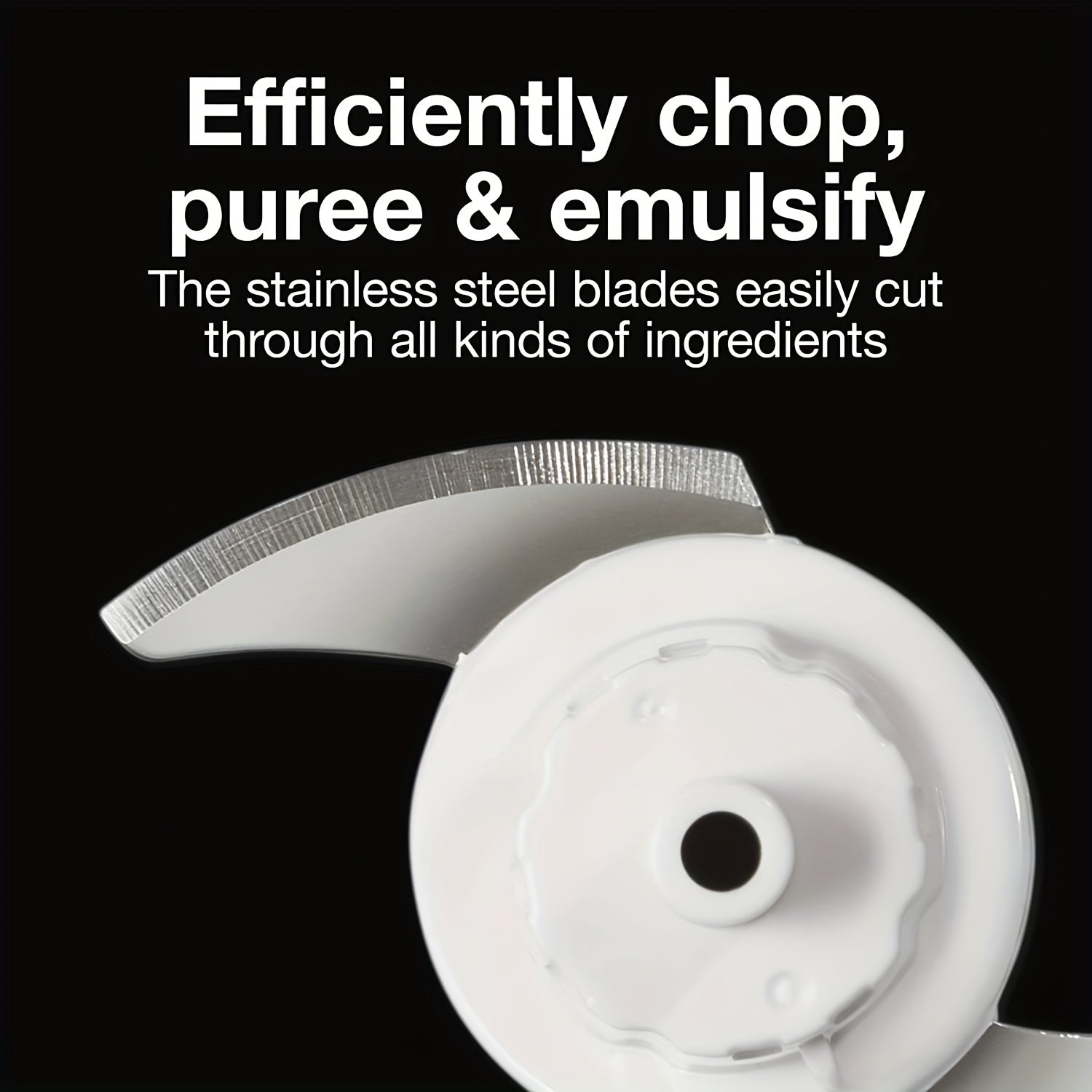 2 Cups Electric Vegetable Chopper & Mini Food Processor K492282