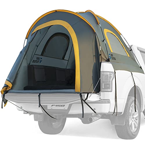 Green Waterproof Double Layer Pickup Truck Tent for 2 Person R105