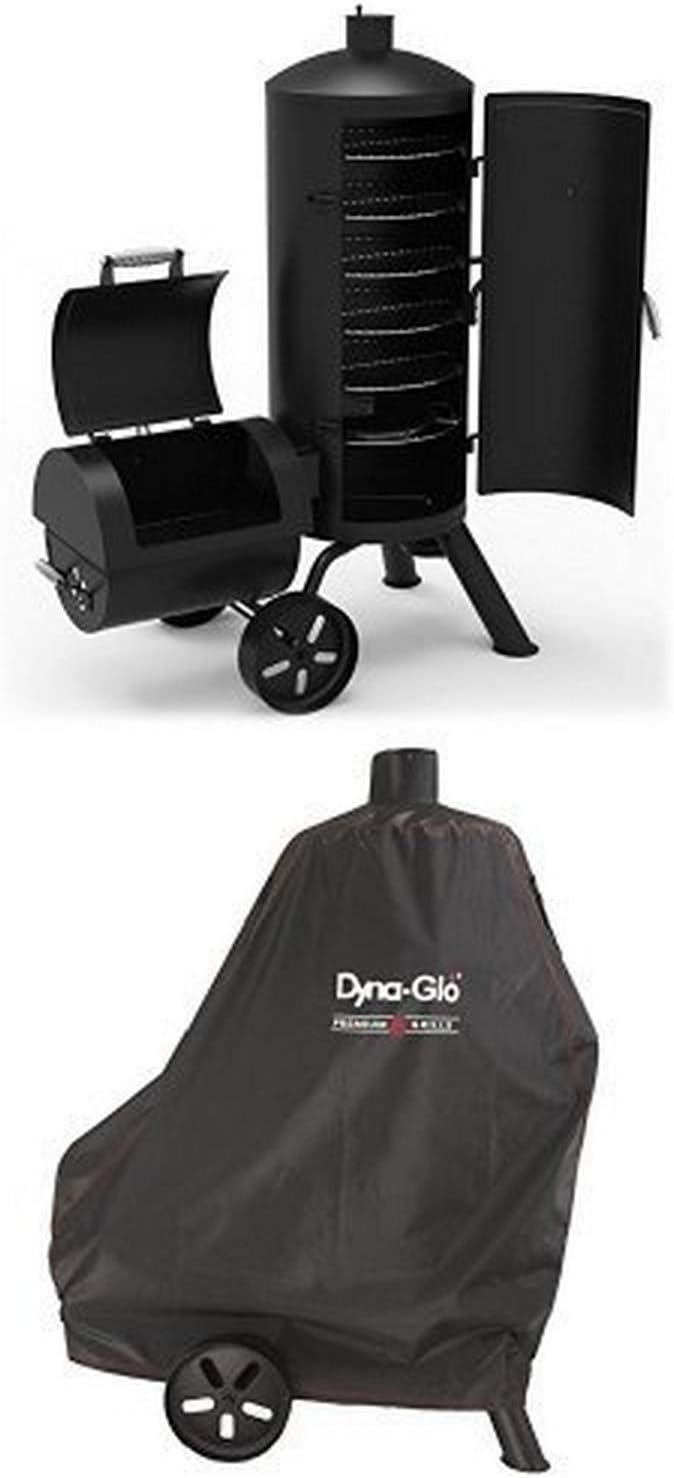 Heavy-Duty Vertical Offset Charcoal Smoker & Grill R361316