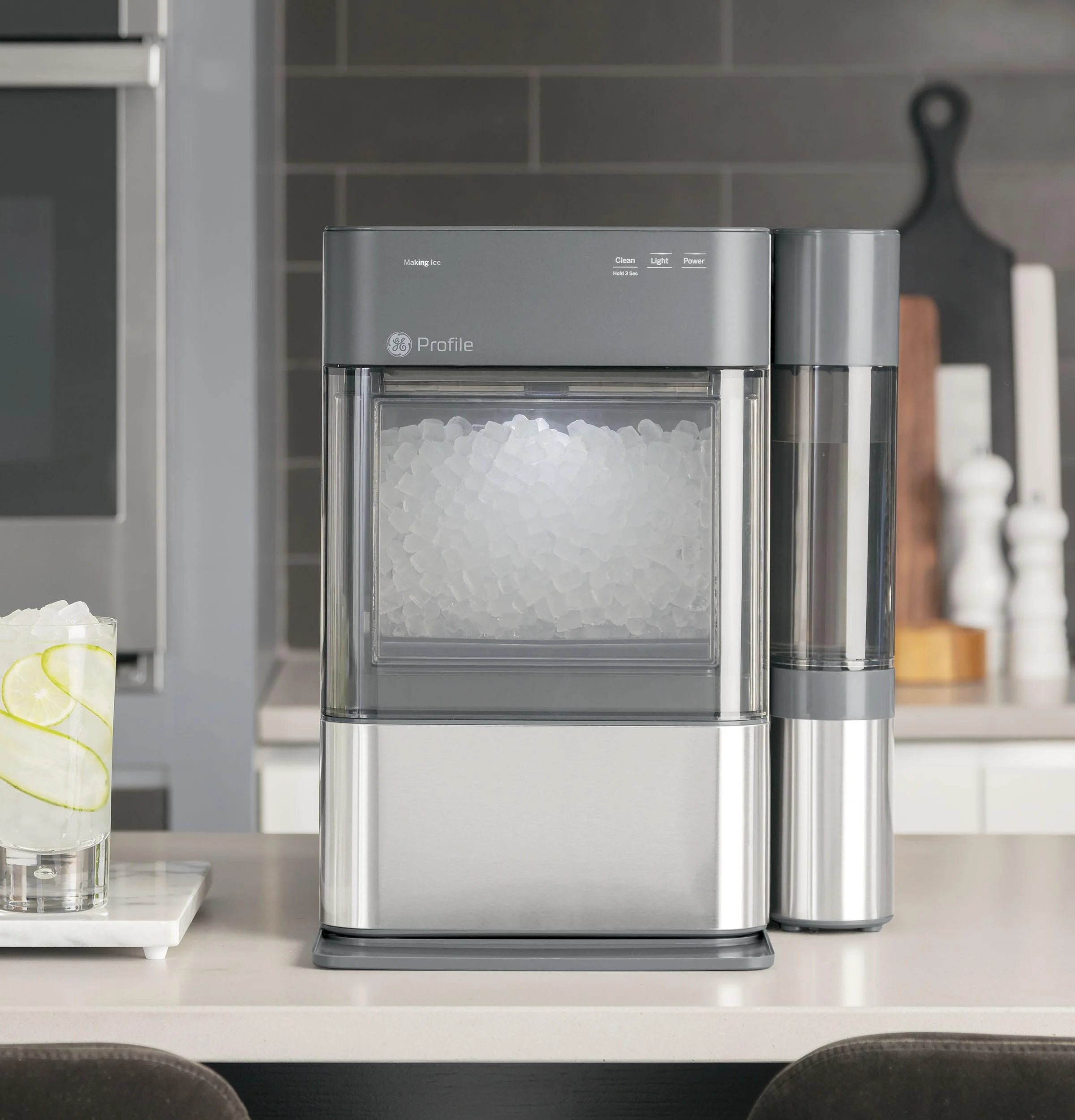 Countertop Nugget Ice Maker with Stainless Steel D63677