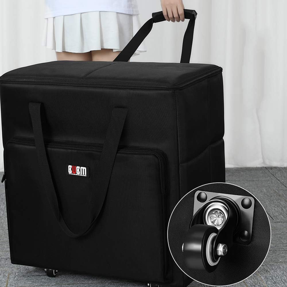 Desktop PC Computer Travel Storage Carrying Case Bag with Wheels (27 Inch) N3979