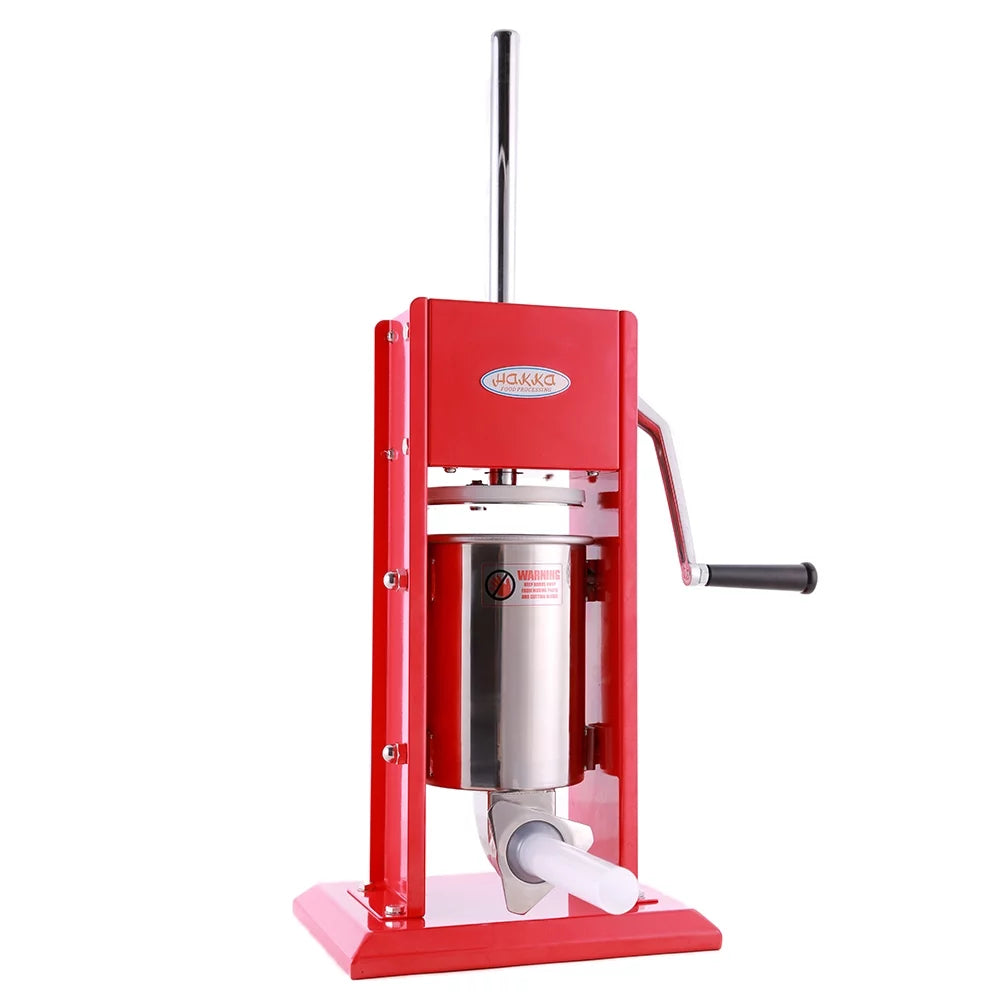 7 Lb/3 L 2 Speed Stainless Steel Vertical Sausage Stuffer A8427
