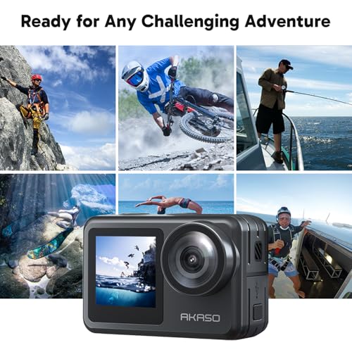 4K30fps Action Camera with 256GB MicroSDXC U3 Memory Card Z957