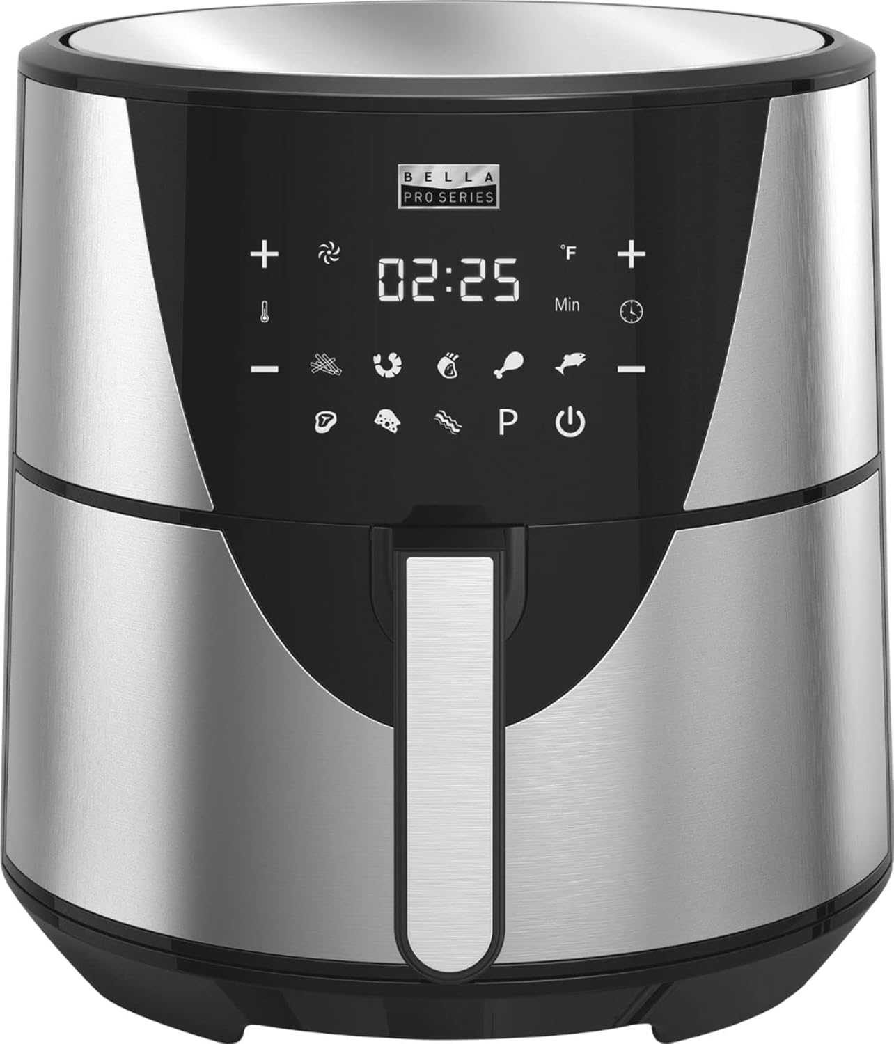 8qt Touchscreen Digital Air Fryer, Stainless Steel U69446