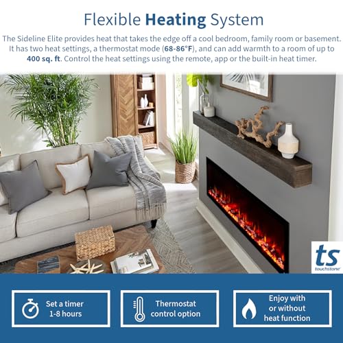 Smart Electric Fireplace with Mantel N72688