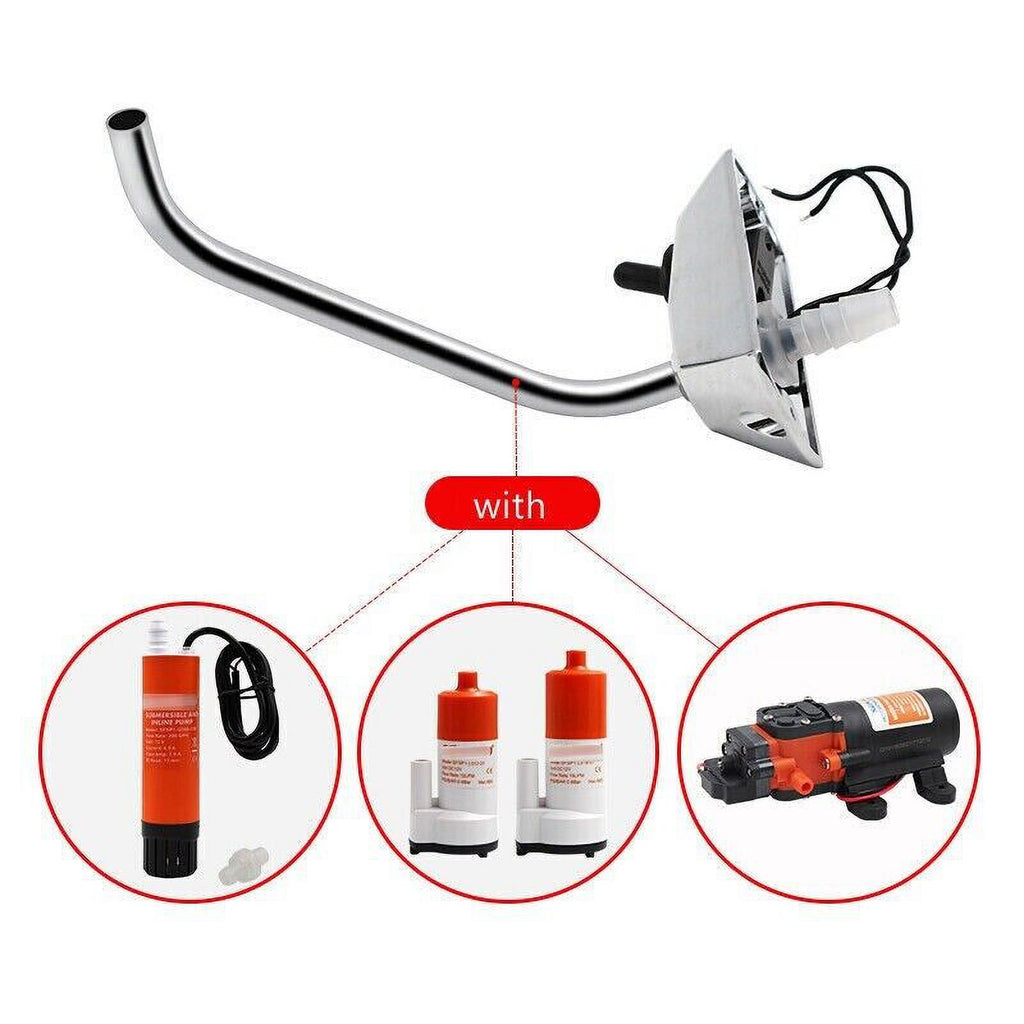 Stainless Steel Hand Pump Kitchen Faucet A60954