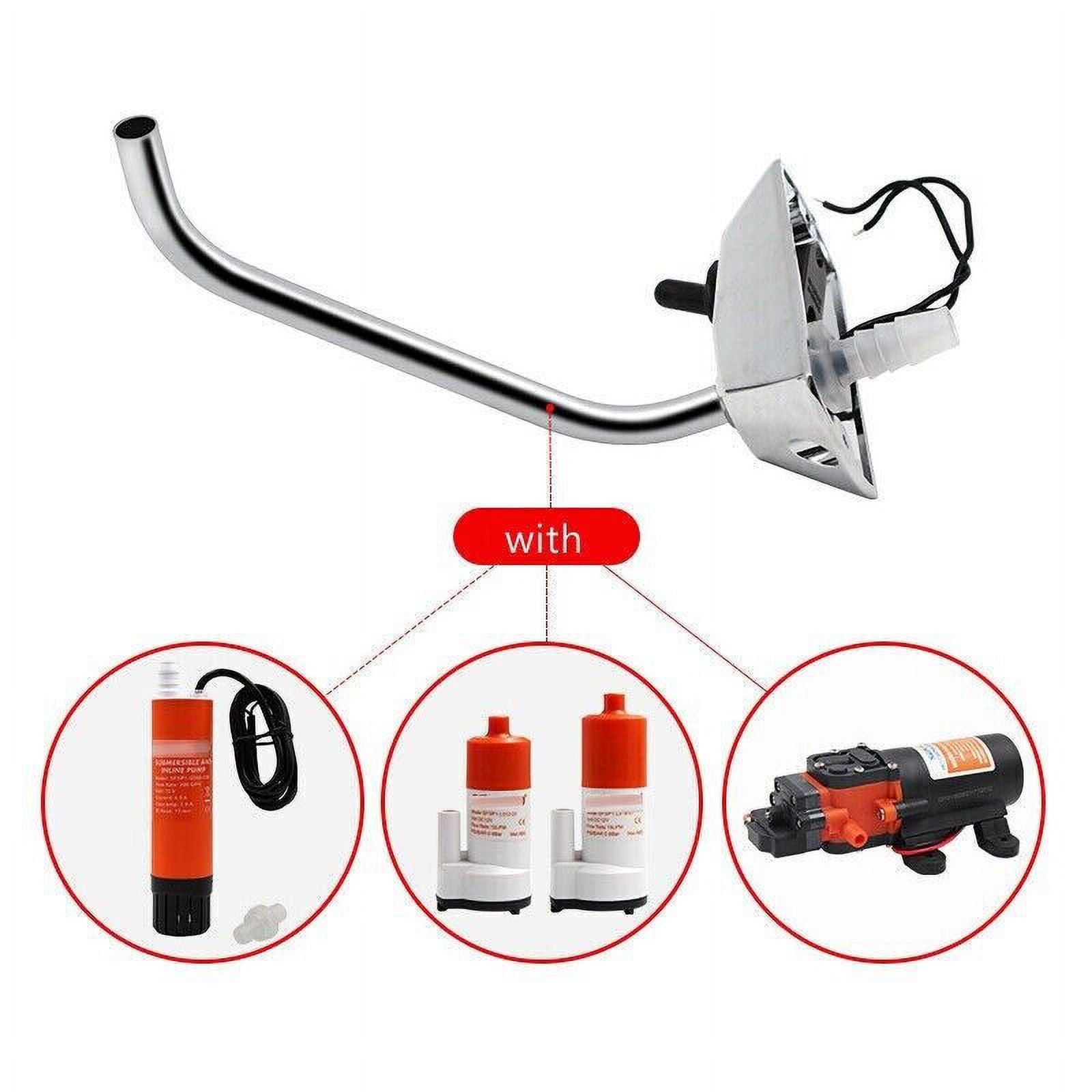 Stainless Steel Hand Pump Kitchen Faucet A60954