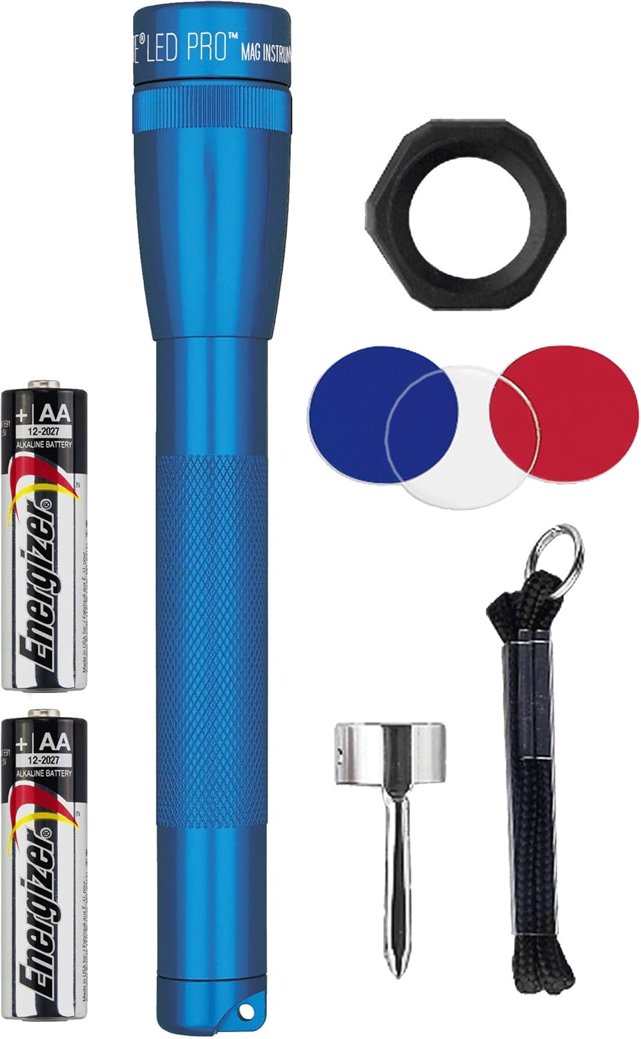 Mini Led 2 Cell Aa Pro Flashlights Black Y4153