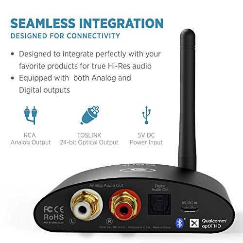 Bluetooth 5.0 Music Receiver with AptX HD P72266