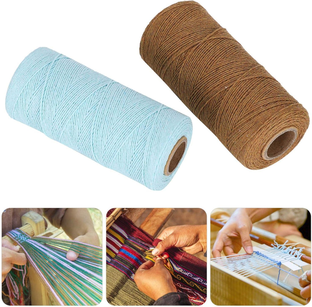 8/4 100% Cotton Weaving Warp Thread 2 Rolls 2 Colors X55299