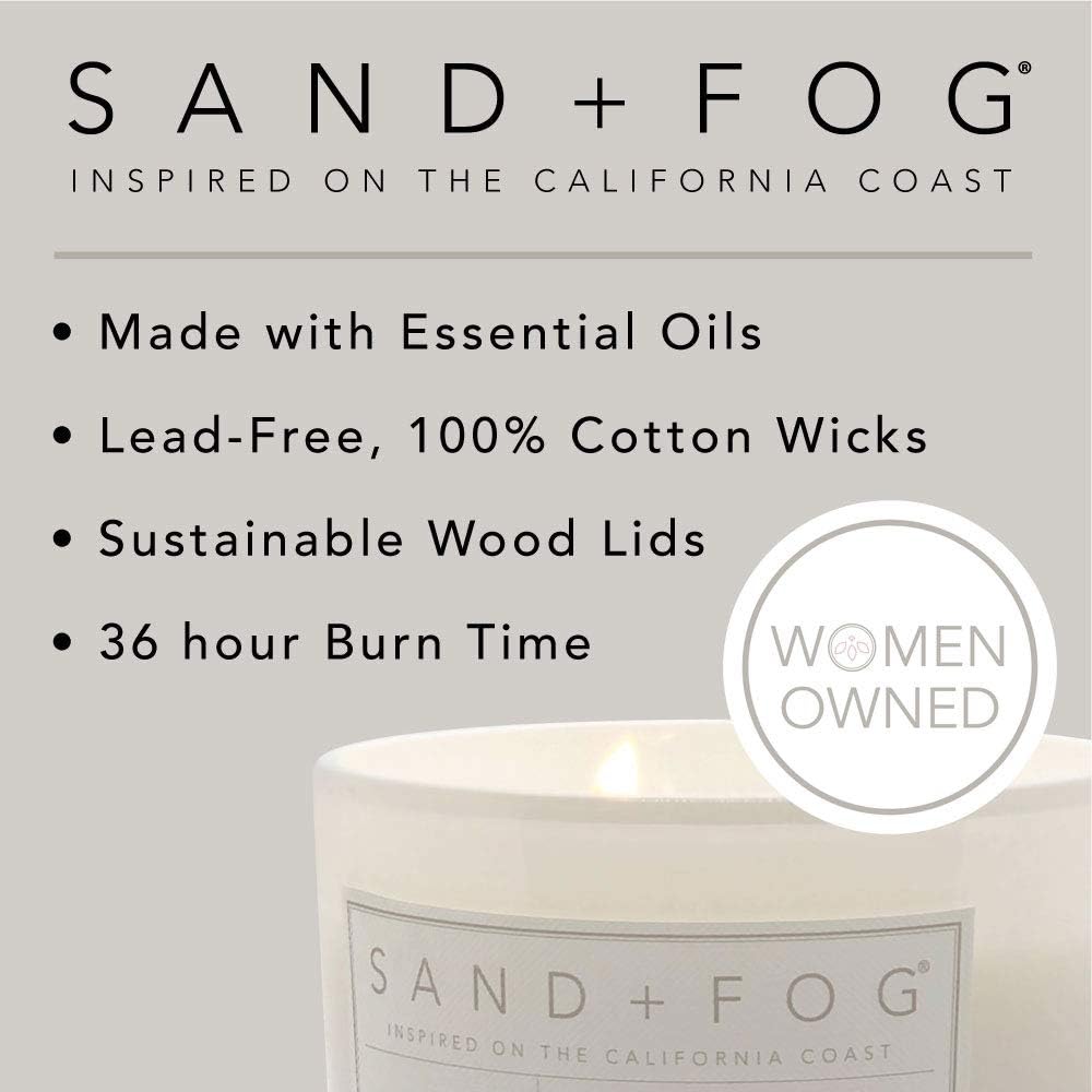 Vanilla Sandalwood Scented Candle, 12oz H6995
