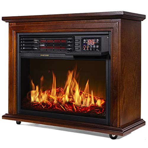 1500W Electric Fireplace Space Heater J44615