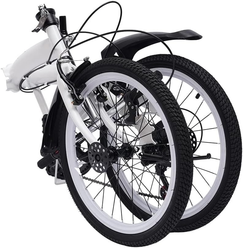 20" 7 Speed Folding Bike Carbon Steel J82878