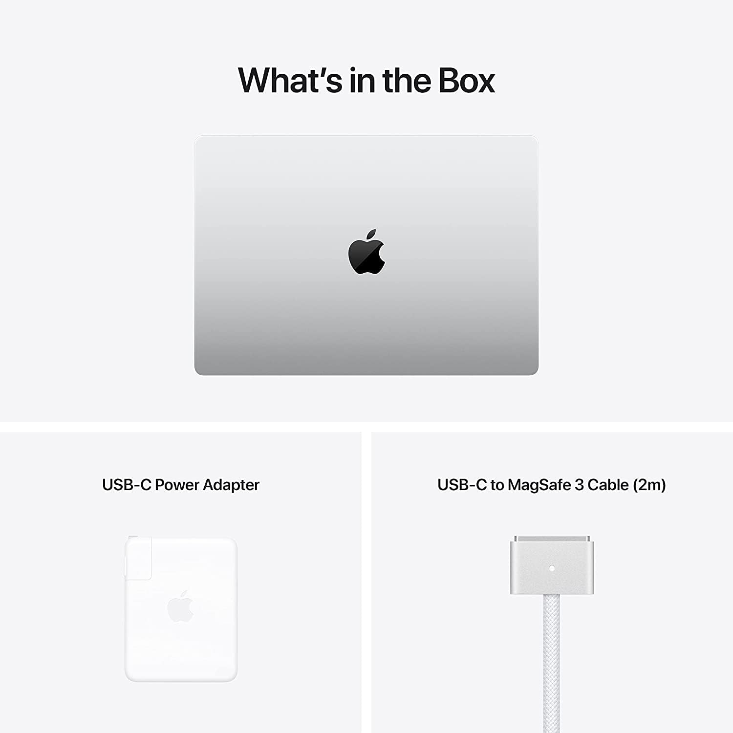 16 inch Silver MacBook Pro with M1 Pro chip, 16GB RAM, 512GB SSD E9889