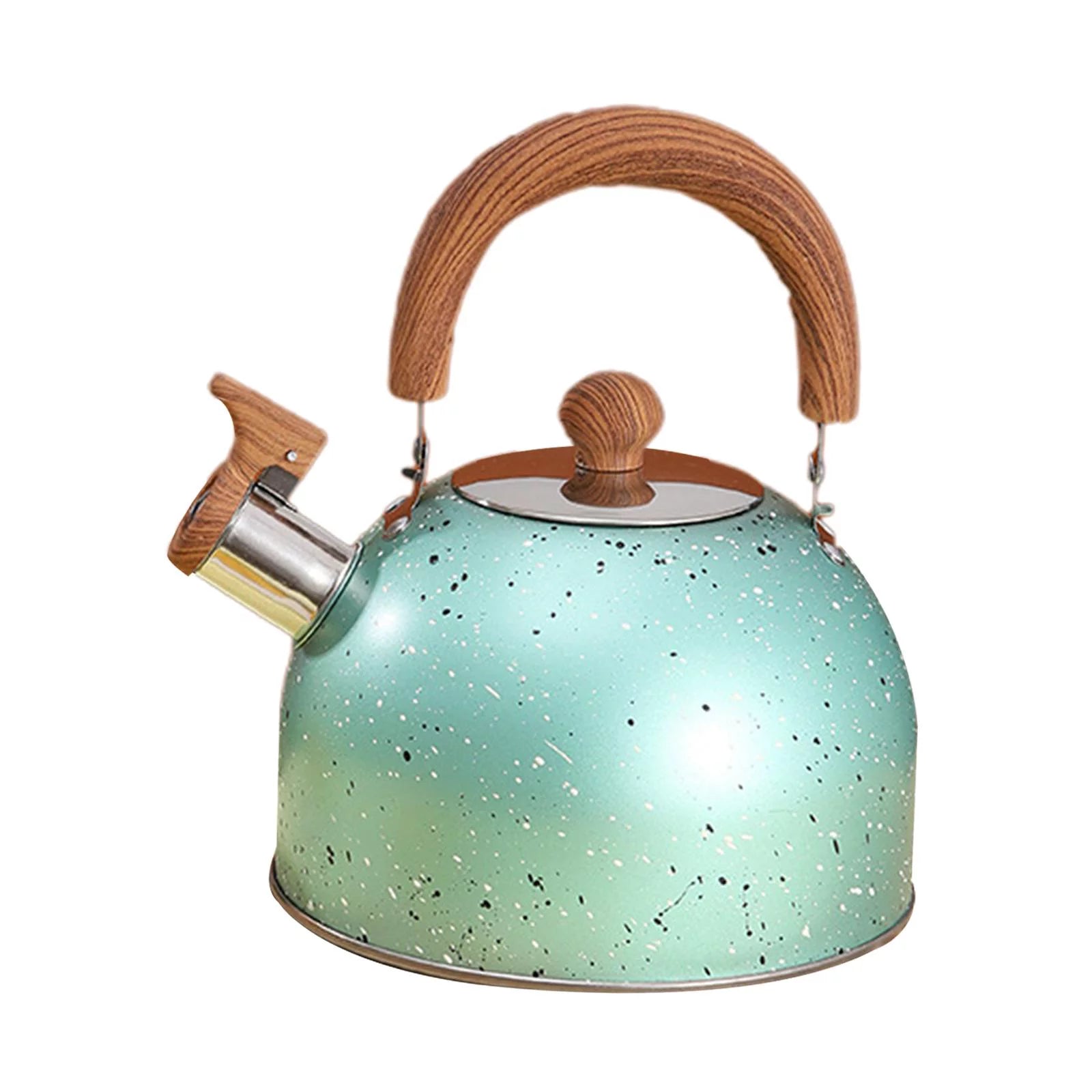Green Stainless Whistling Water Kettle F934