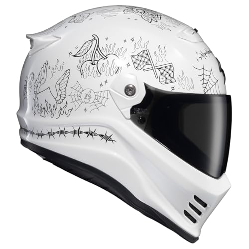 Matte Black Full Face Motorcycle Helmet DOT ECE 22.06 Approved M3286