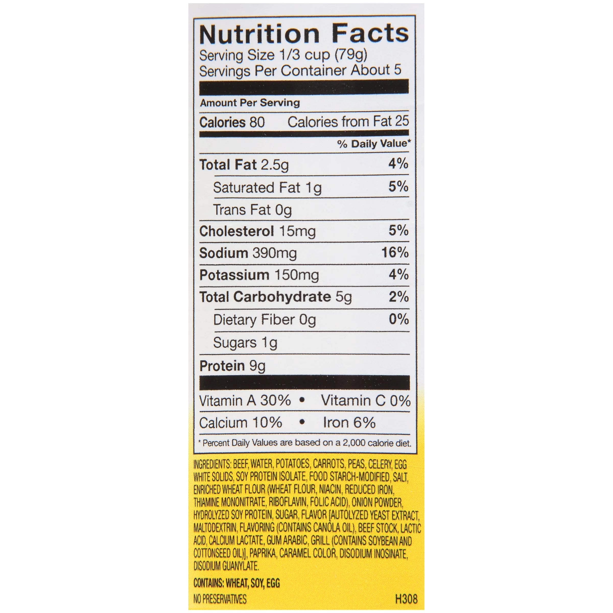 15 oz Can Beef Stew Puree Case of 12 C73468