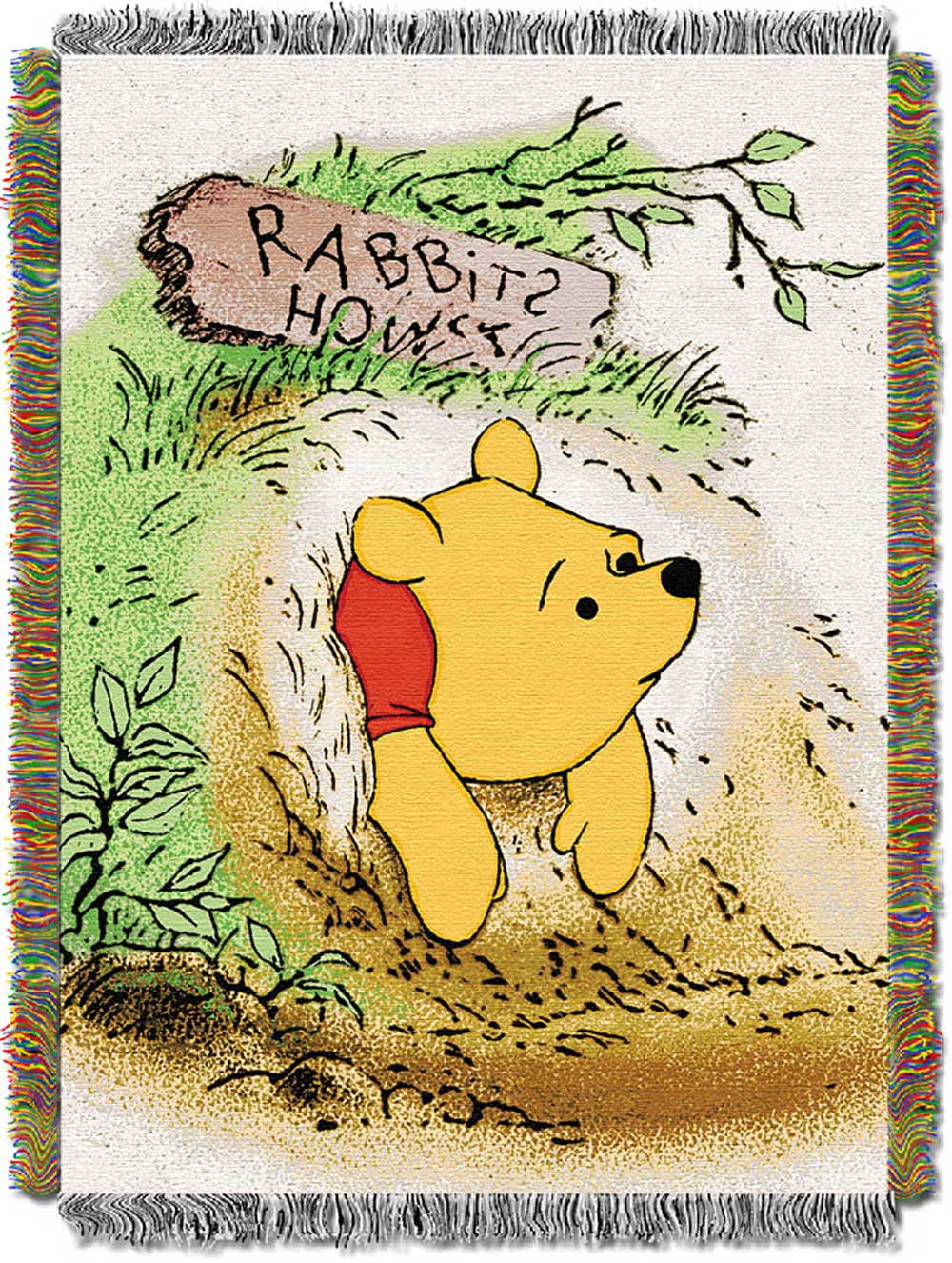 Vintage Woven Tapestry Throw Blanket U946