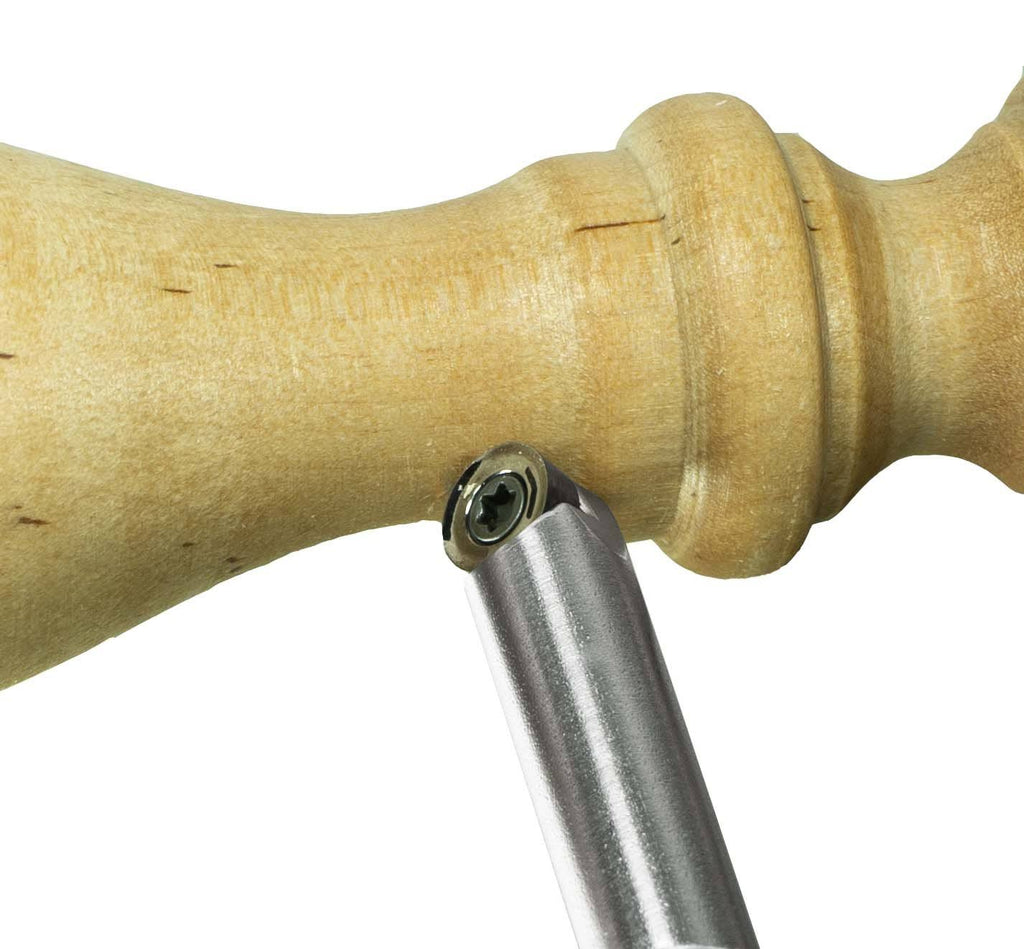 5 Carbide Woodturning Tools with Interchangeable Handle Q360
