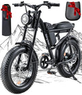 1500W Electric Bike with Full Suspension, 20" Fat Tire, 31.2AH Battery Z65538