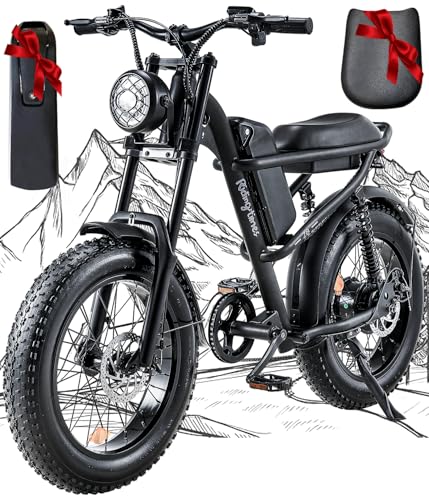 1500W Electric Bike with Full Suspension, 20" Fat Tire, 31.2AH Battery Z65538