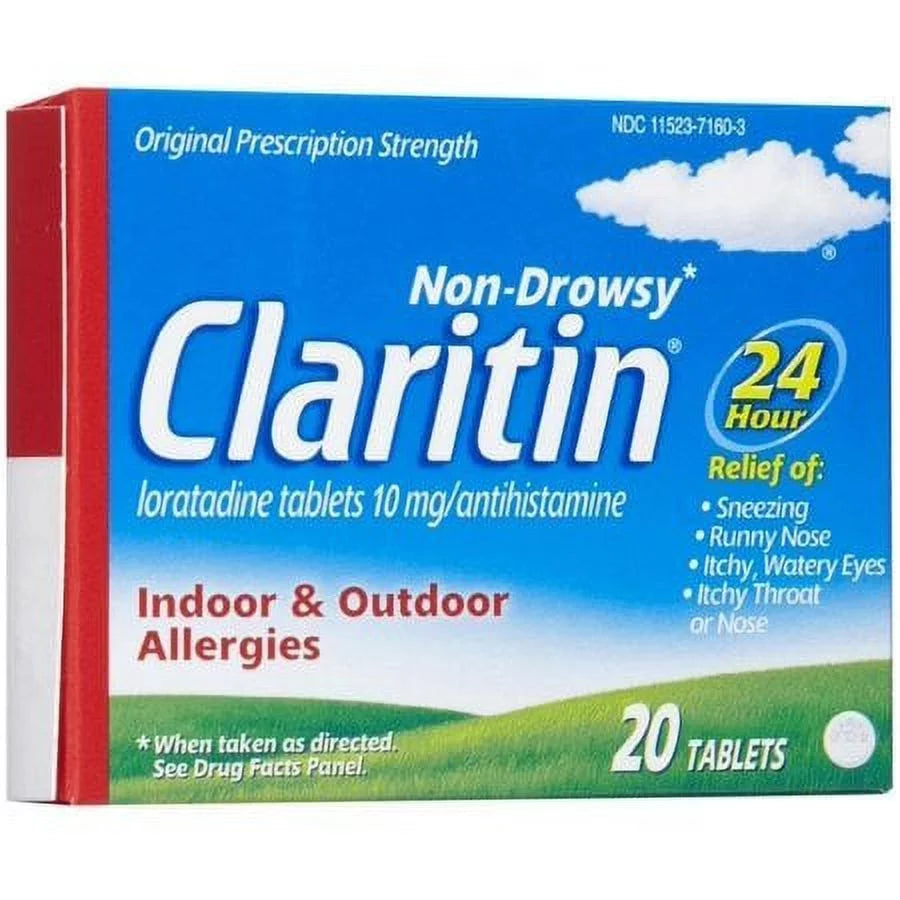 24-Hour Non Drowsy Allergy Relief Tablets 20 ea X738944