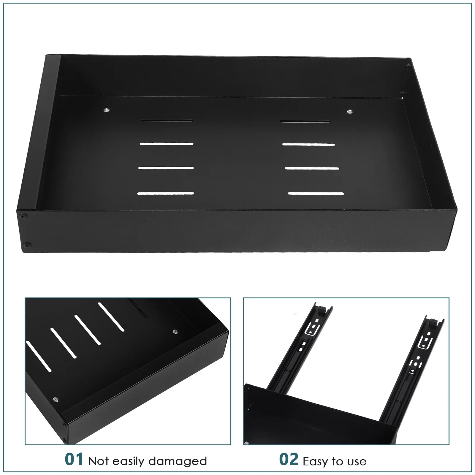 Heavy Duty Pull Out Cabinet Organizer Storage Shelf W62795