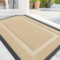 Black 36x24 Natural Rubber Front Door Mat R114