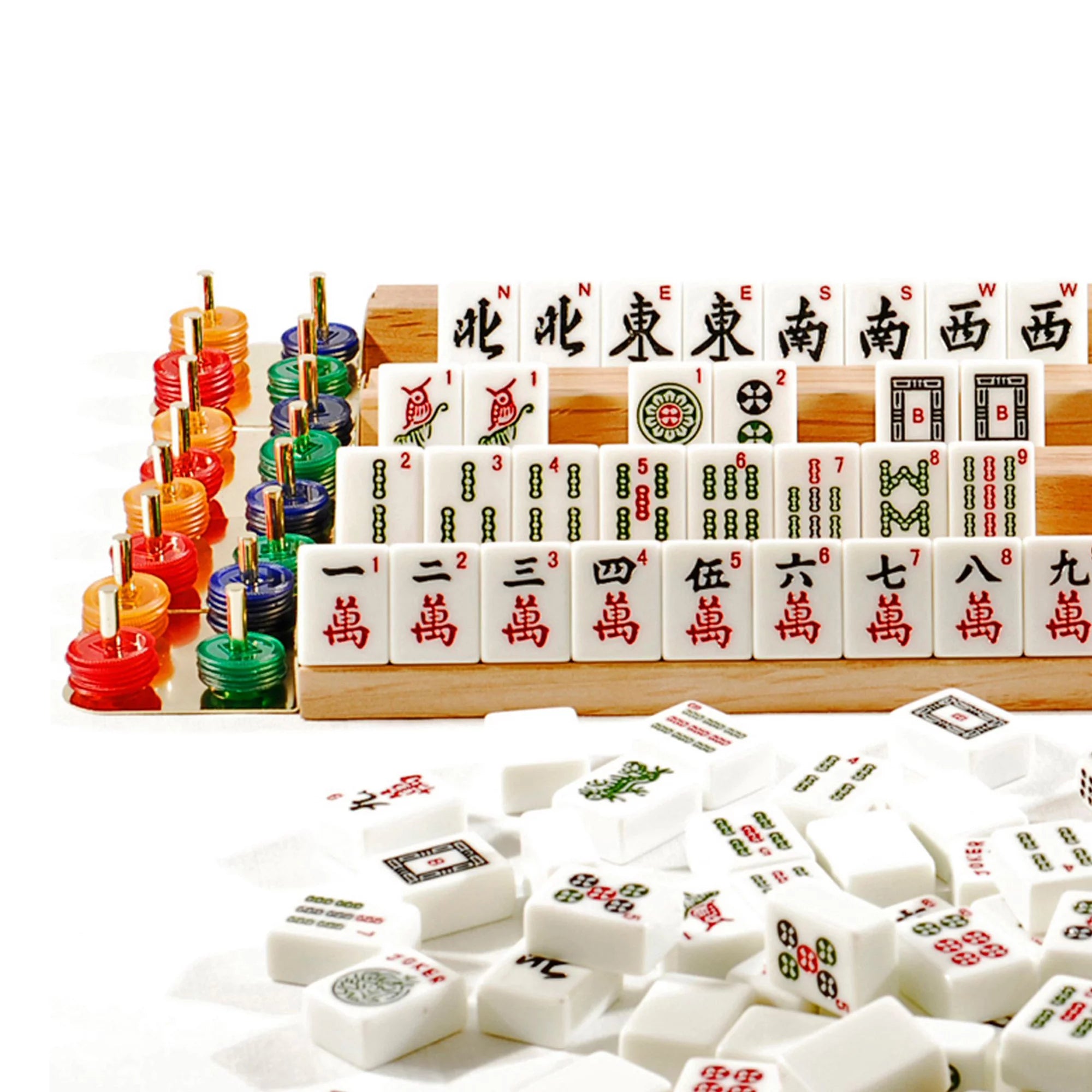 Aluminum & Black Mahjong W29011