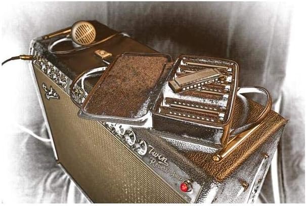Blues Deluxe Harmonica, Key of B Flat L6831