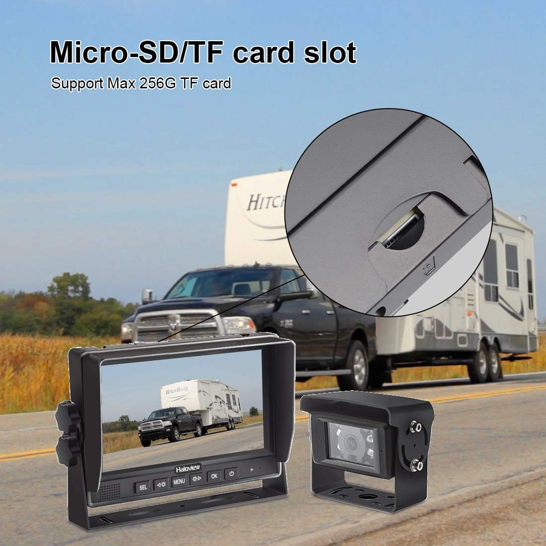 7 Digital Monitor Backup Camera System A111