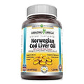Norwegian Cod Liver Oil 1250 mg Softgels, 120 Count, 2 Pack P61818